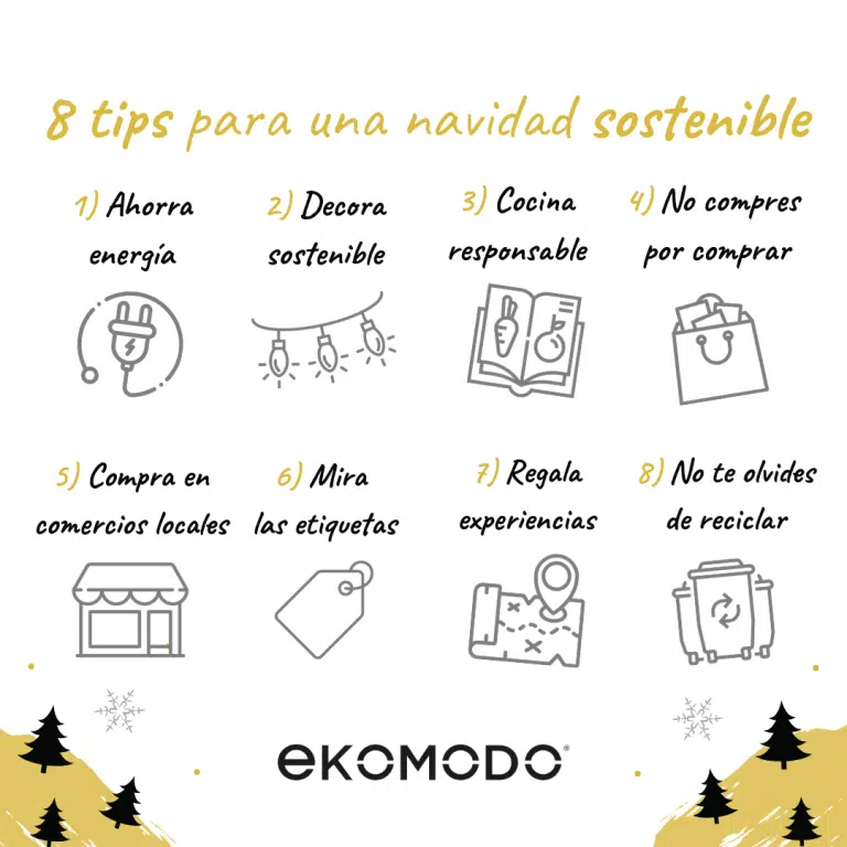 Consejos navideños para una celebración más sostenible y eco-amigable